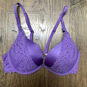 La Senza Purple Push Up Bra